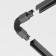The Connector is flexible for the Technical TRA005CF-31B overhead track system, 24,2x3.3.3.2 cm, black color is black