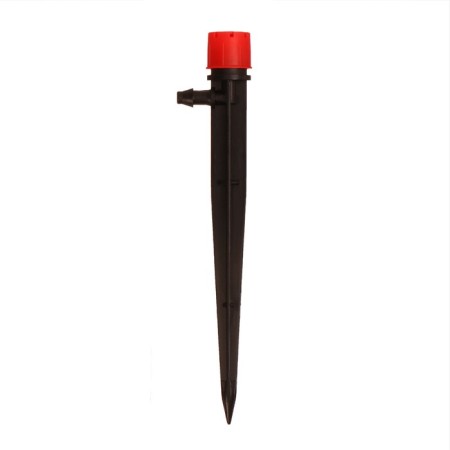 Opin-spraying nozzle for drip irrigation, with a peak, plastic, Greengo-2