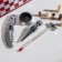 A set for the wine of the share, 4 objects: thermometer, ring, opener, cork, chess in the kit