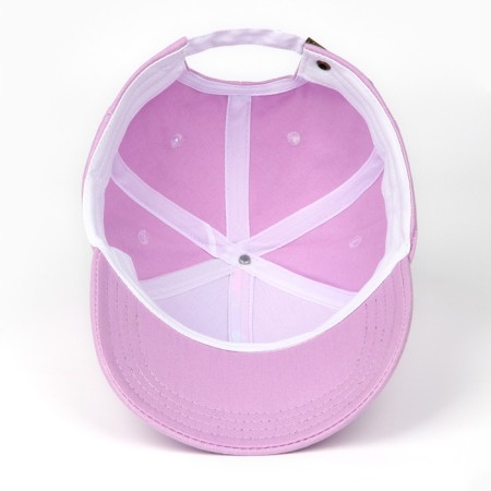 Women's cap. Beach. Palms, pink color, rr 56-2