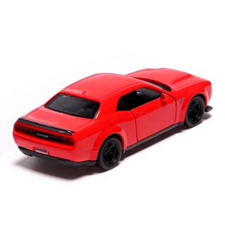 Metal machine Dodge Challenger SRT DEMON, 1:32, inertia, red color-2