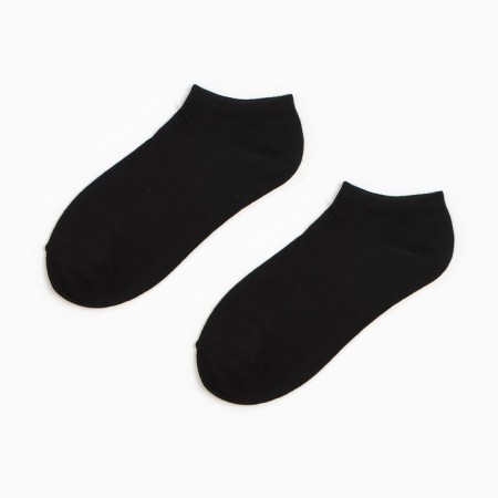 A set of female socks (3 pairs) shortened, black color, size 36-39-1