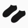 A set of female socks (3 pairs) shortened, black color, size 36-39