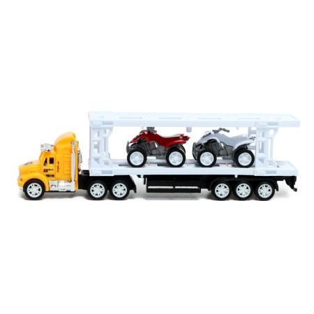 Truck Inertial "Avtovos", with 2 ATVs, color mix-1