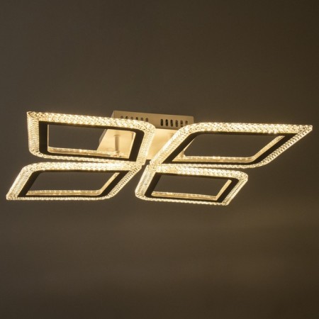 The chandelier is LED DIM. Losanga du 3 dir. 82W white 51x51x7.5cm Ritter-2