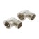 The square "CTM", 1/2 ", internal/outer thread, nickel -plated brass