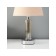 Table lamp "Arabesque" 1x40W E27 chrome/beige 22x22x36cm