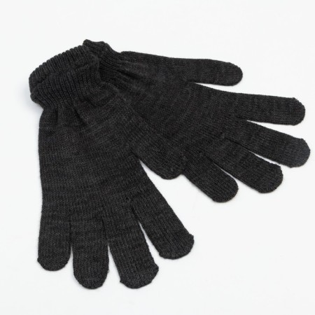 Male gloves, color dark gray melange, river 20-1