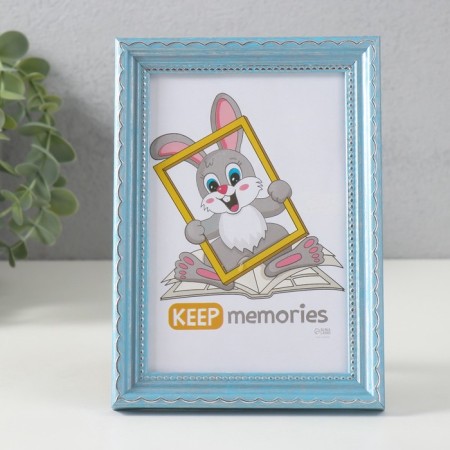 Photo frame Plastic "Blue Style" 10x15 cm, blue