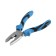 Plask -hugs combined tundra, steel 45, nickelized, 2k handles, 180 mm