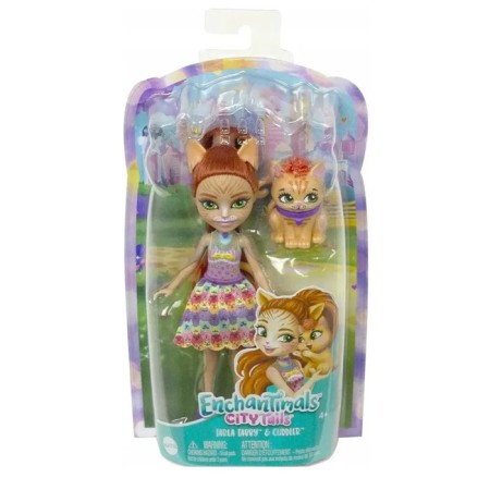 Game set "Enchantimals. Tarla Tabby and Caddler "-4