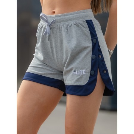 Women's shorts ise, size 48 cm, gray color-5