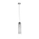 Suspension lamp ST LUCE. SL1145.143.01. Callana. 1x60 watts, E27, 10x10x50 cm, chromium color