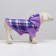 Sweatshirt with a hood for dogs, size M, lilac cell (DS 25, Osh 36, Osh 42 cm)