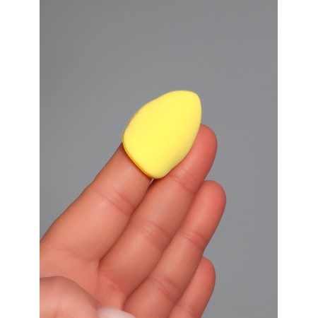 Set of sponge d/makeup 2 pcs: drop, down jacket in the layer case Latex yellow bag QF-6