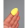 Set of sponge d/makeup 2 pcs: drop, down jacket in the layer case Latex yellow bag QF