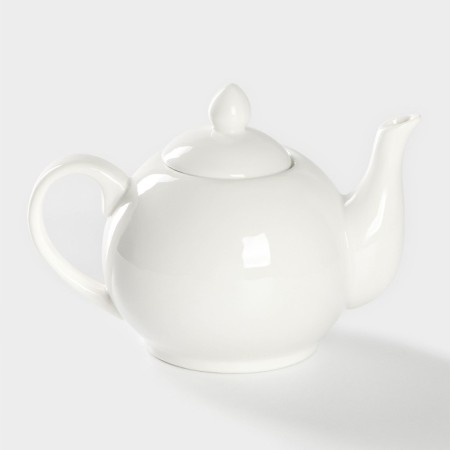 Teapot Porcelain Hot Magistro "Blanche", 500 ml, white color-4