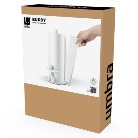 Umbra Buddy paper towels holder, white color-9