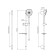 Shower set Iddis sena sen3f70i16, a stand with a soap dish, a watering can 3 modes, a hose, chrome