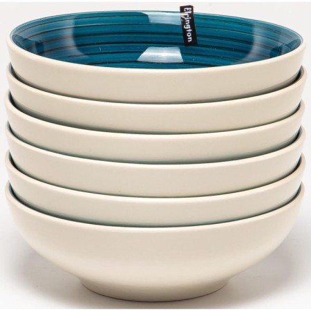 A set of deep plates of Elrington “Airgraph. Evening breeze ", 18 cm, 6 pcs-2