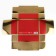 Folding box "New Year's Wreath", 21 x 15 x 7 cm, New Year