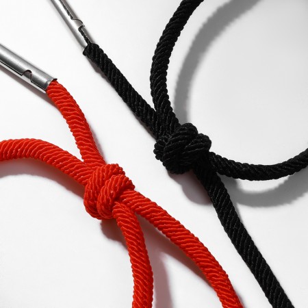 Bracelets "Demetrons" on a magnet, three turtles, black and red color, 8 cm-4