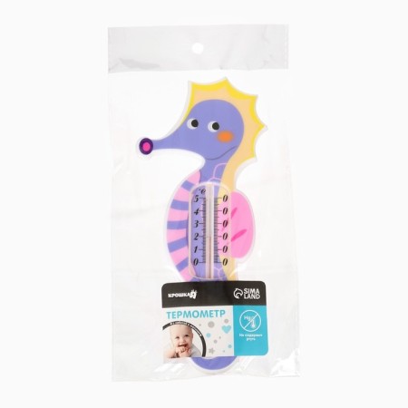 The thermometer for the bathroom "seahorse", color mix-5