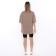 T-shirt female, brown color, Oversize size (42-46)