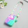 Killer-blooper with carbine silicone "Bubbles anti-stress. Flamingo" MIX 9x3.5x14 cm