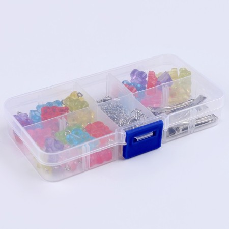 Set for creating jewelry "Marmalade Bears", 32 bears, chain, 3 clamps + accessories-2