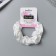 Hair gum "Orbit" Classic Galant, 10 cm, white