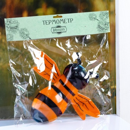 Plastic thermometer window "Bee" in the bag-2