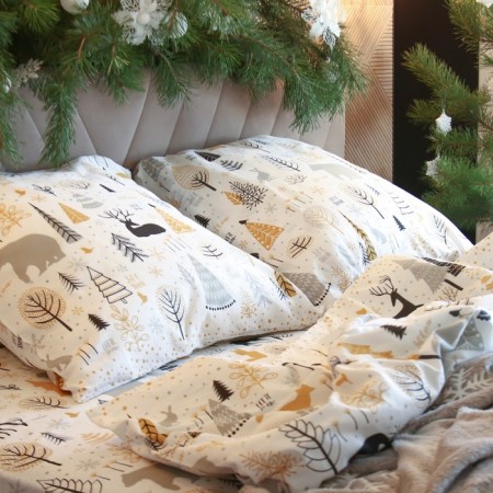 Bed linen Ethel duet Let it Snow (View 1) 143*215 cm - 2 pcs, 240*220 cm, 70*70 cm - 2 pcs-3