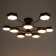 Chandelier 1318/10BK LED 240W 3000-6000K Black 87x90x25 cm Bayerlux