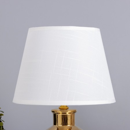 Table lamp "Marta" 1x40W E14 white/gold 22.5x22.5x36cm-2