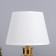 Table lamp "Marta" 1x40W E14 white/gold 22.5x22.5x36cm
