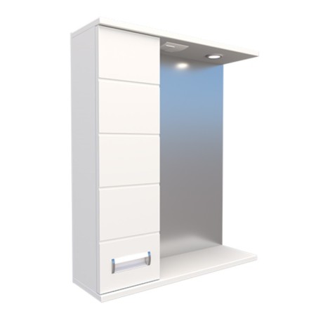 Nick wardrobe (with backlight) left 60 15 cm x 60 cm x 70 cm