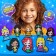 Aquamosaic "Rapunzel, Snow White, Ariel", 8 figures, princesses