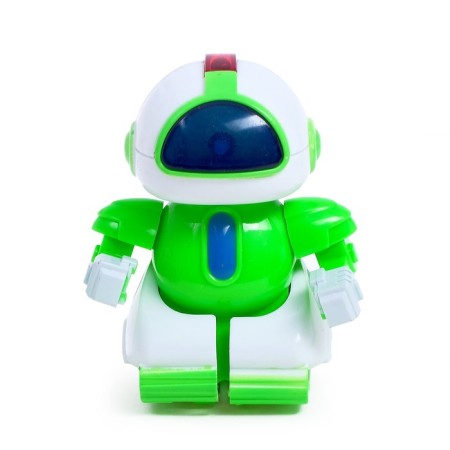 Robot radio -controlled "minibot", light effects, green color-1