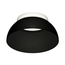 Front nozzle for a lamp housing with a diameter of the hole D85mm ambrella like, Diy Spot, N8141, GX53, Black Sand, White matte