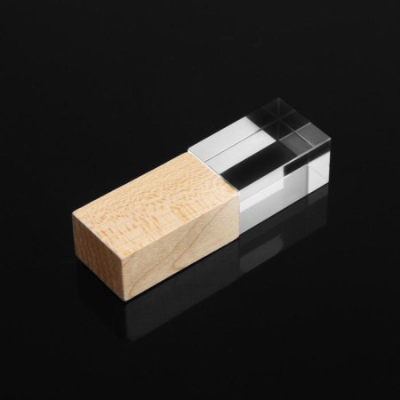 Flash drive E 310 Wood BL, 32 GB, USB2.0, th Up 25 MB/s, PBU up to 15 Mb/s, crystal in a tree-4