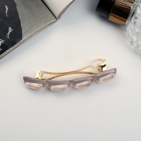 Hair hair clip "Asta" 8 cm, pink-1