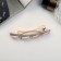 Hair hair clip "Asta" 8 cm, pink