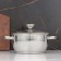 Antei pan, 3 l, d = 20 cm, capsule, glass cover, induction