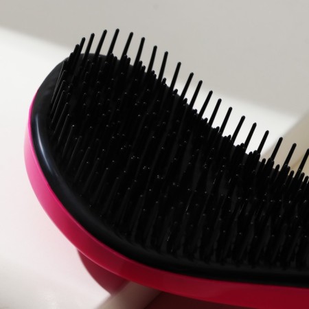 Massage comb a wave of Beauty Fox, bright pink color, Beauty Fox-3