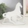Souvenir ceramics "Arabic horse" White with gold 17.5x6x20.5 cm