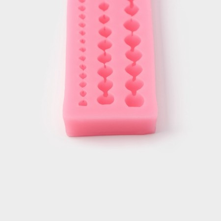 Mold Dolyana "Pearl thread", silicone, 23 × 4 cm, color mix-2