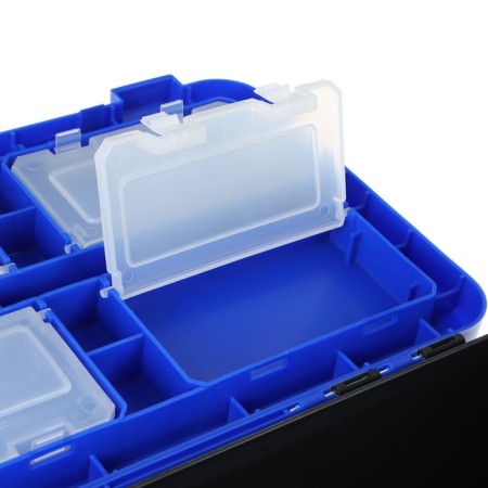 Fisherman winter Ice Fishing box single-section blue (HS-IB-19-FB-1) Helios-5