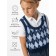 Vest for a girl, height 152 cm