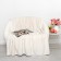 Plain blanket, size 140x200 cm, cream color